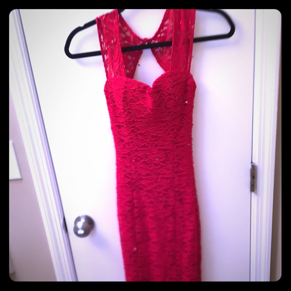 Red dress